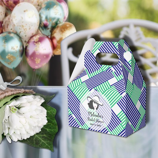 Lady Big Hat Derby Brautparty Gable Geschenkschachtel