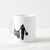 Lady BIKER Kaffeetasse (Vorderseite Links)