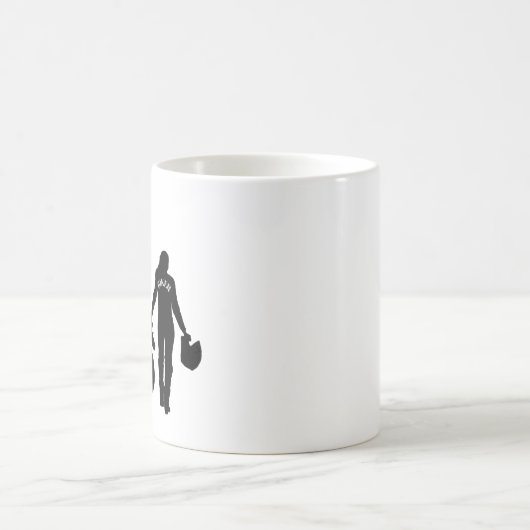 Lady BIKER Kaffeetasse (Mittel)