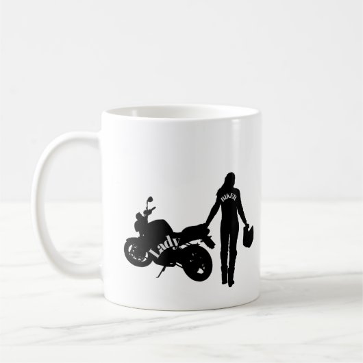 Lady BIKER Kaffeetasse (Links)