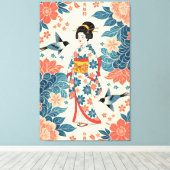 Lady Bingata Leinwanddruck (Insitu (Holzboden))