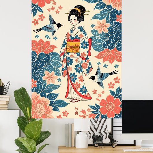 Lady Bingata Poster (Heimbüro)