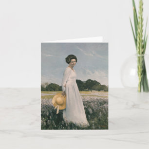 Lady Bird Johnson - Aaron Shikler (1978) Karte