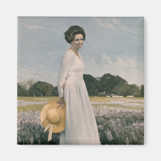 Lady Bird Johnson - Aaron Shikler (1978) Magnet (Vorne)