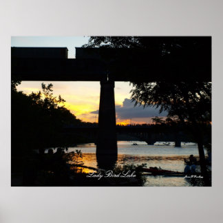 Lady Bird Lake Poster