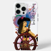 Lady Black Corsair Case-Mate iPhone Hülle (Rückseite)