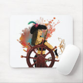 Lady Black Corsair Mousepad (Mit Mouse)