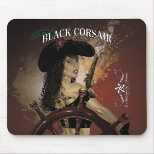 Lady Black Corsair Mousepad