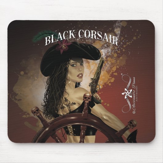 Lady Black Corsair Mousepad (Vorne)