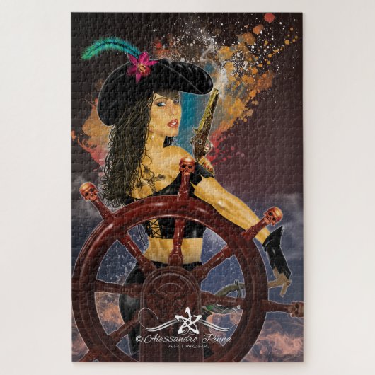 Lady Black Corsair Puzzle (Vertikal)