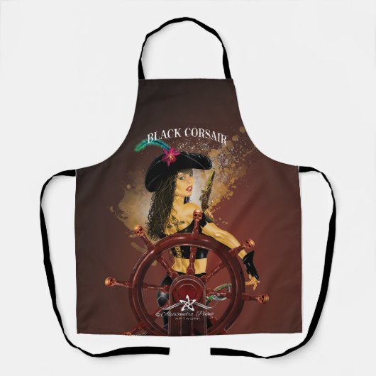 Lady Black Corsair Schürze (Vorderseite)