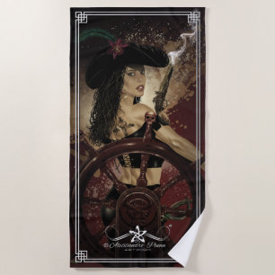 Lady Black Corsair Strandtuch