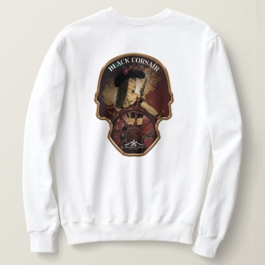 Lady Black Corsair Sweatshirt (Design Rückseite)