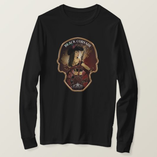 Lady Black Corsair T-Shirt (Design vorne)