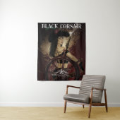 Lady Black Corsair Wandteppich (Beispiel)
