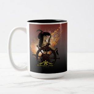 Lady Black Corsair Zweifarbige Tasse