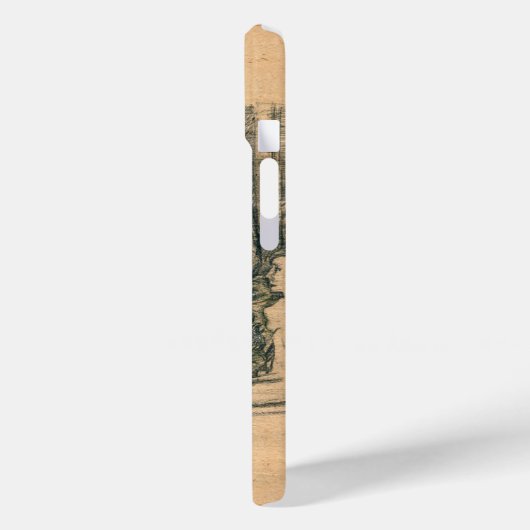 Lady Bleistift-Grafik auf Handwerk Case-Mate iPhone Hülle (Rückseite / Links)