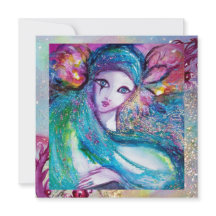 LADY BLUE MASK Elegante Masquerade Wedding Party