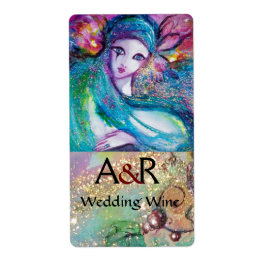 LADY BLUE MASK MONOGRAM Hochzeitlicher Wein