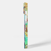 LADY BLUE MASK VENEZIANISCH MASQUERADE MONOGRAMM Case-Mate iPhone HÜLLE (Rückseite / Links)