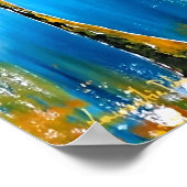 Lady blue poster (Ecke)