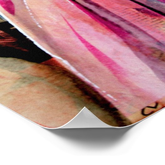 Lady Blue Poster (Ecke)