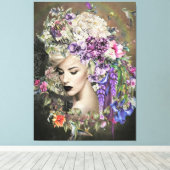 Lady Blume Leinwanddruck (Insitu (Holzboden))