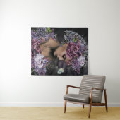 Lady Blume Wandteppich (Beispiel (Horizontal))