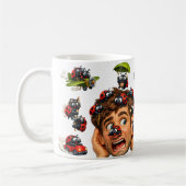 Lady Blush and the Buggers Kaffeetasse (Links)