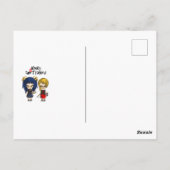 Lady Boot Postcard Postkarte (Rückseite)