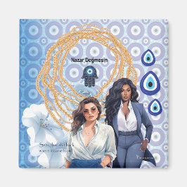 Lady Boss böse eye, viel Glück Charme Magnet