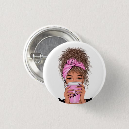 Lady Boss Life, Boss Babe Bangle Bracelet Button (Vorne & Hinten)