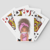 Lady Boss Life, Boss Babe Frau Bangle Bracelet Bu Spielkarten (Rückseite)