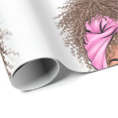 Lady Boss Life, Boss Babe Frau Geschenkpapier (Rolleneckpunkt)