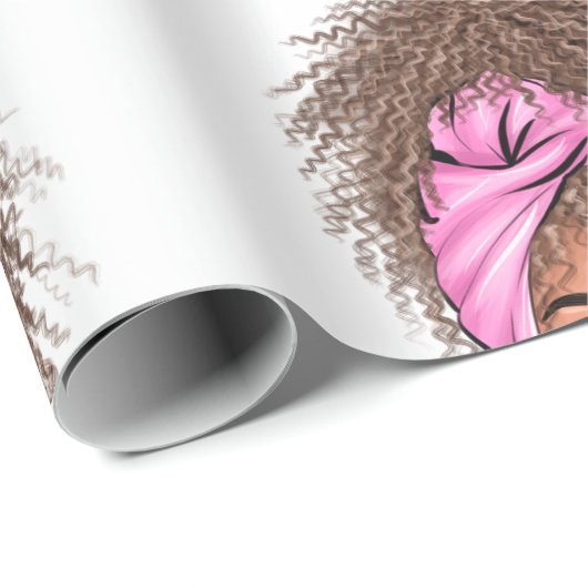 Lady Boss Life, Boss Babe Frau Geschenkpapier (Rolleneckpunkt)