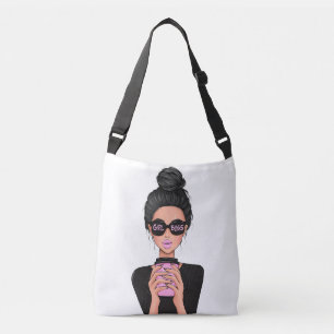 Lady Boss Life, Boss Babe Frau, Girl Boss Large T Tragetaschen Mit Langen Trägern