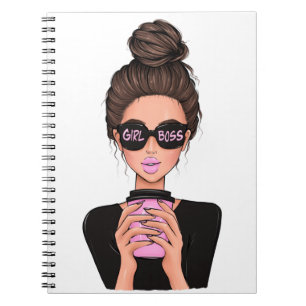 Lady Boss Life, Boss Babe Woman, Girl Boss T - Shi Notizblock