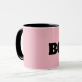 LADY BOSS PINK COFFEE MUGS TASSE (Vorderseite Links)
