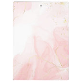 Lady Boss Pink Geschäftsfrau Klemmbrett (Rückseite)