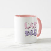 Lady Boss Retro Tasse (VorderseiteRechts)