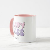 Lady Boss Retro Tasse (Vorderseite Links)