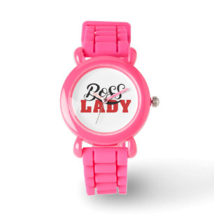 Lady Boss – Starke, selbstbewusste Frau Design Armbanduhr