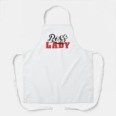 Lady Boss – Strong Confident Woman Design Schürze (Vorderseite)