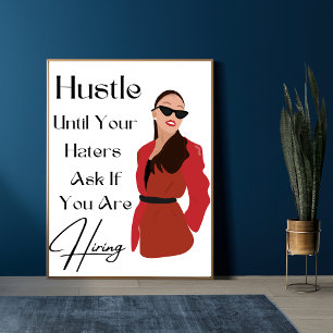 Lady Boss Wandkunst, Boss Lady Zitate, Motivierend Poster