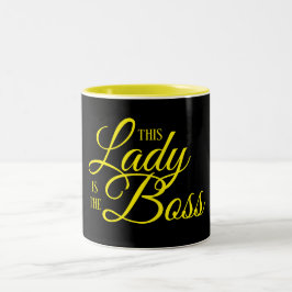 Lady BOSS Zweifarbige Tasse