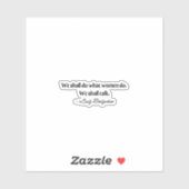 Lady Bridgerton Aufkleber (Blatt)