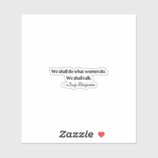 Lady Bridgerton Aufkleber