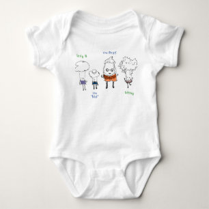 Lady Broccoli und die Gang Baby Strampler