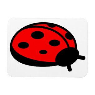 Lady Bug 3"x4" Magnet