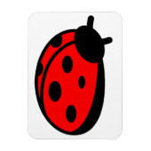 Lady Bug 3"x4" Magnet (Vertikal)